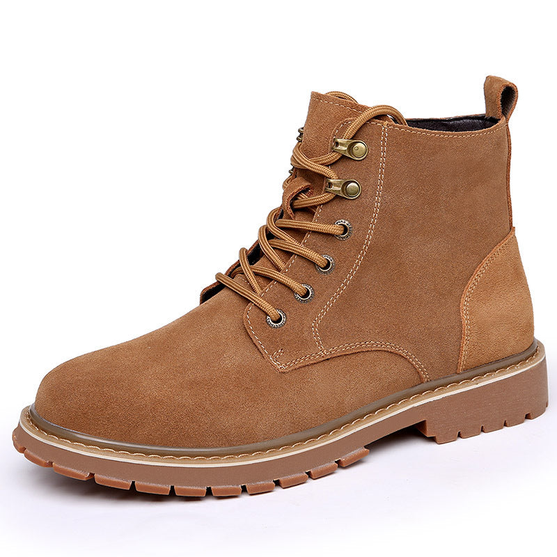 Men's Trendy British Worker Big Head Tendon Boots