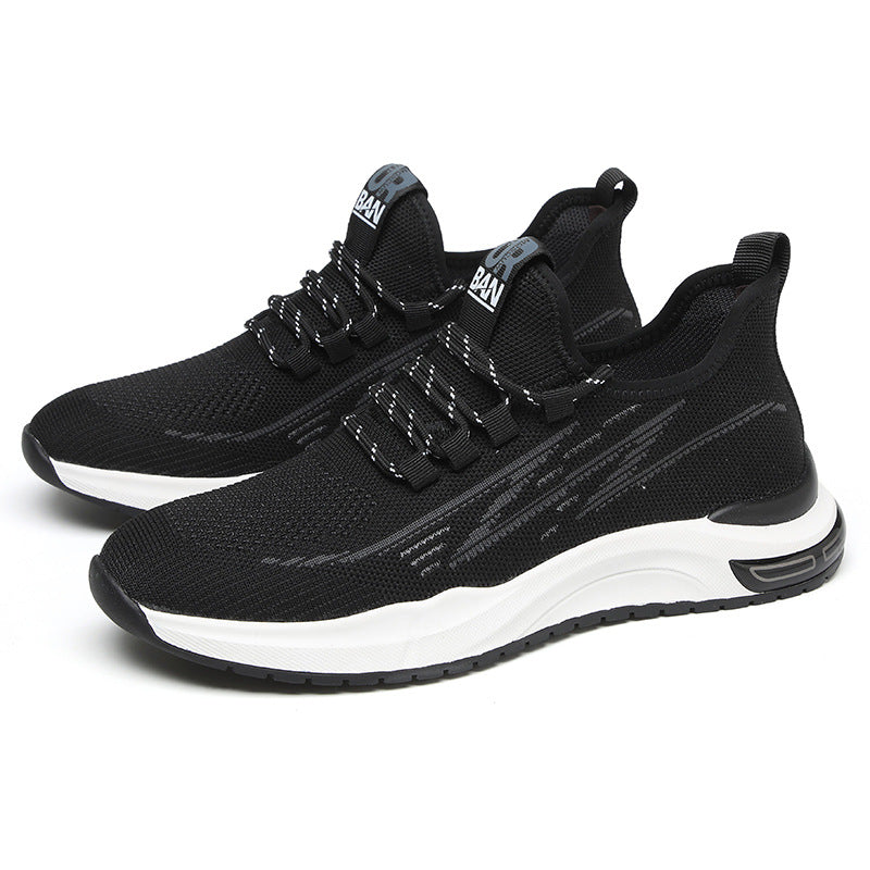 Men's Slouchy Platform Mesh Breathable Running Sneakers