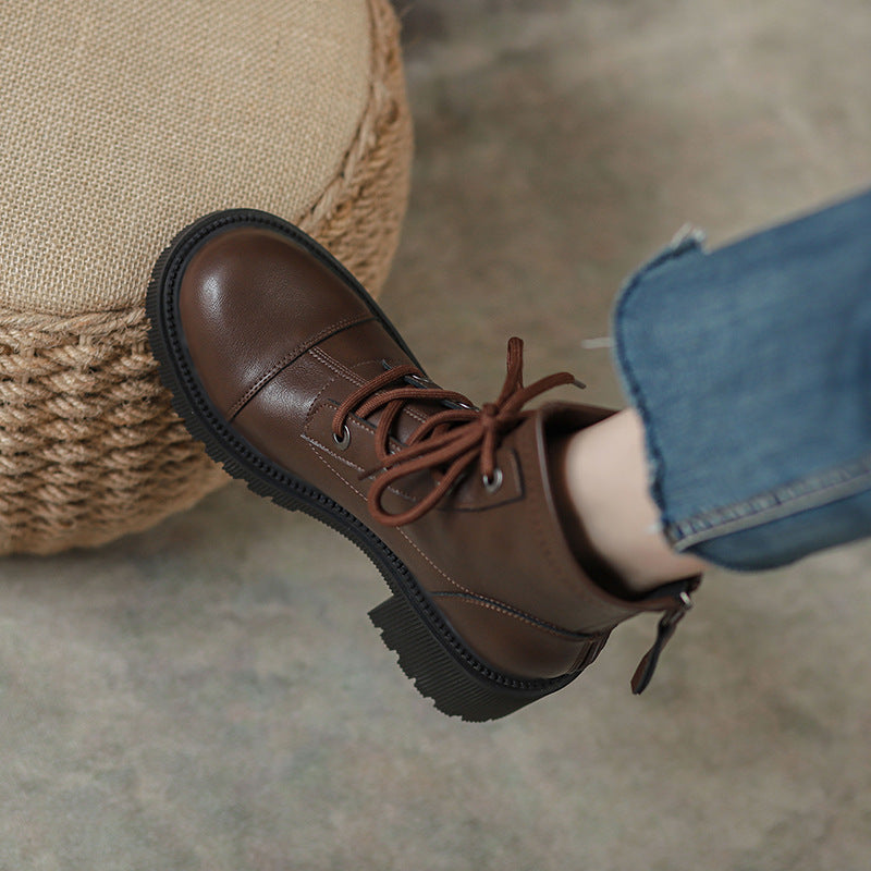 Women's Martin Thick-soled British Style Short Boots