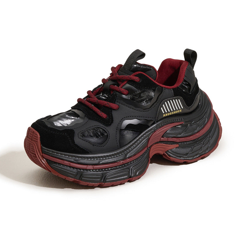 Women's Dad Spring Niche Platform Height Increasing Sneakers