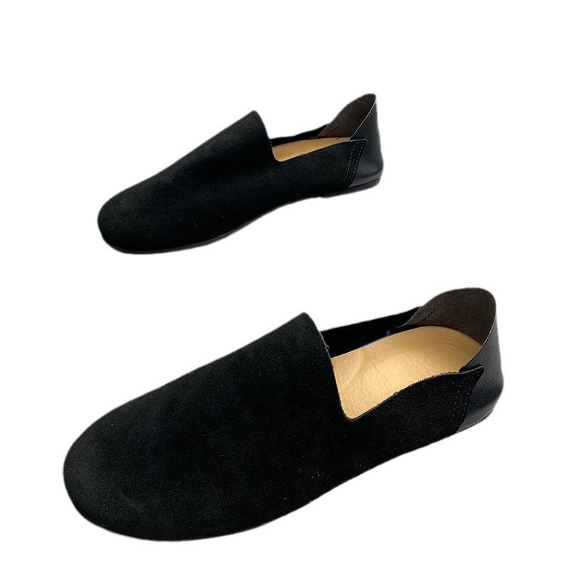 Men's Summer Slip-on Lofter Matte Fashion Leather Shoes