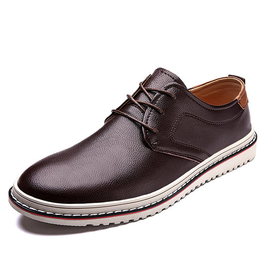 Men's Plus Size Business British Fashion Driving Leather Shoes