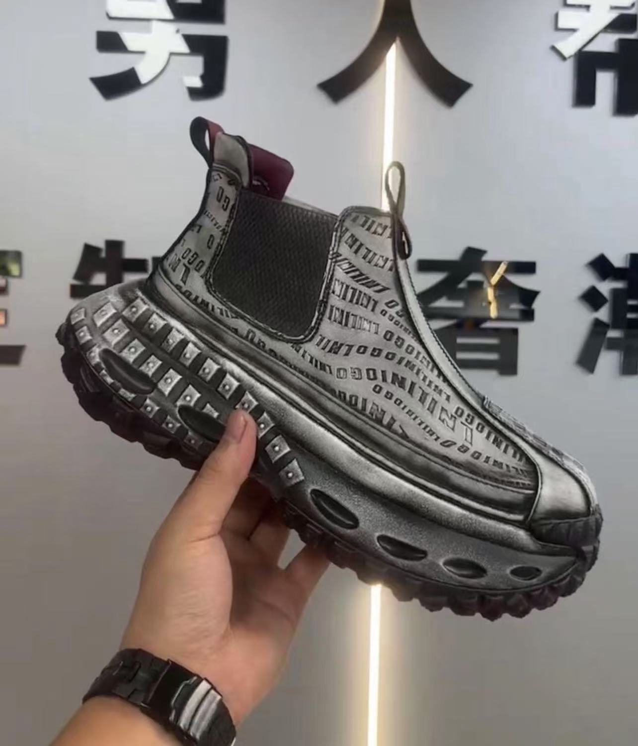 Men's Daddy Autumn Thick Bottom Fashion Height Casual Shoes