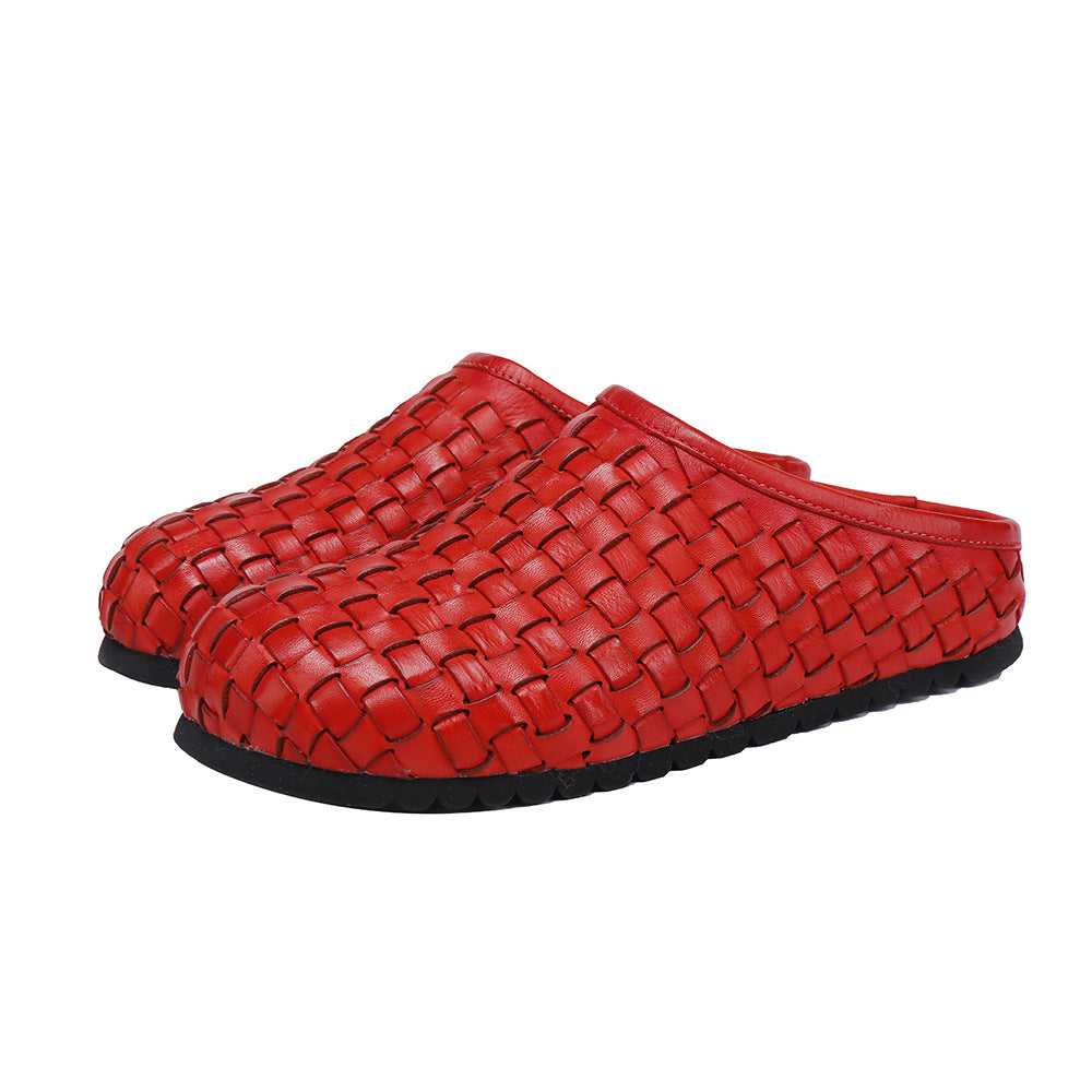 Women's High-grade Toe Cap Outer Wear Flat Super Sandals