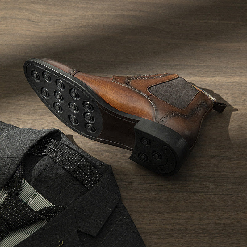 Men's Hours Martin Genuine Business Formal Wear Boots