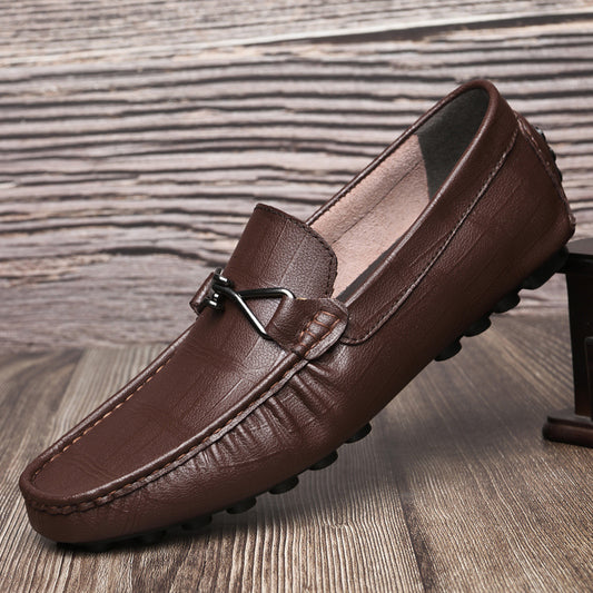Men's Slip-on Height Increasing Insole Driving Spring Loafers