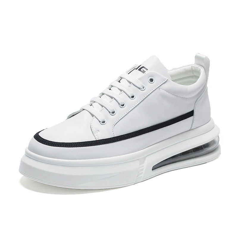 Men's Autumn Invisible Elevated Shock Absorbing Air Cushion Skateboard Sneakers