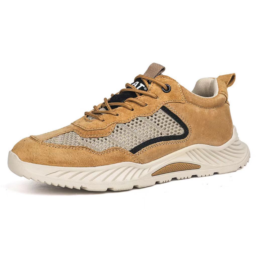 Men's Low-cut Genuine Trendy Joker Martin Board Leather Shoes