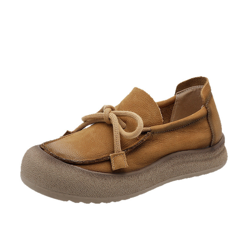 Women's Retro Handmade Genuine Soft Bottom Surface Women's Casual Shoes
