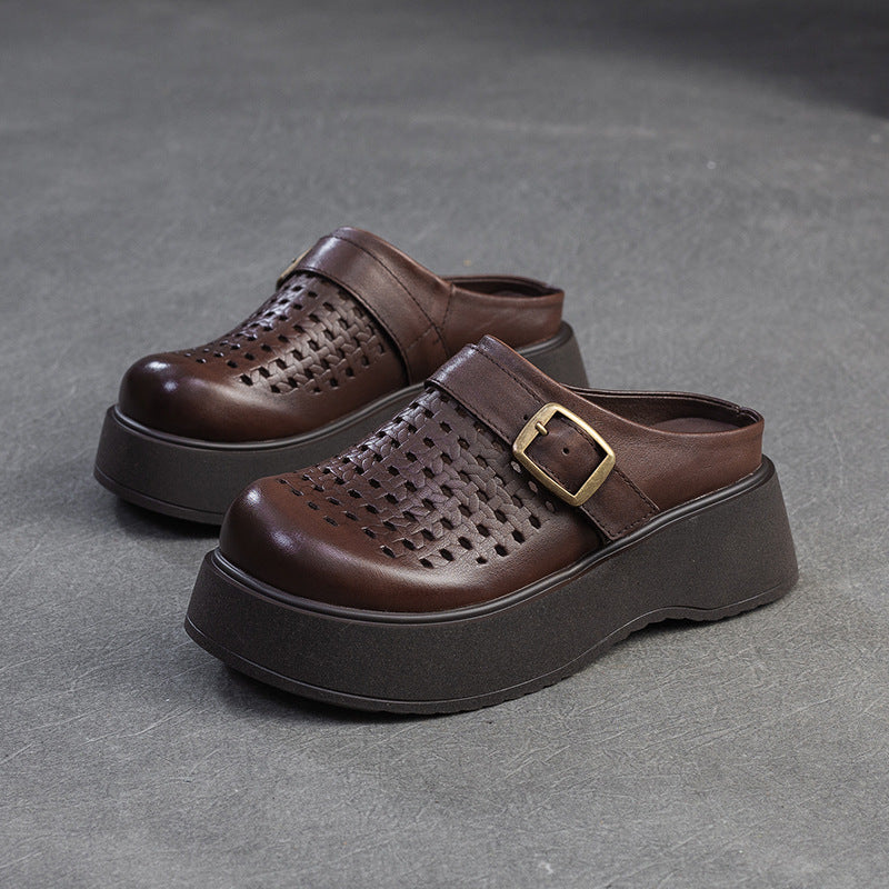 Thick Bottom Toe Cap Breathable Outer Slippers