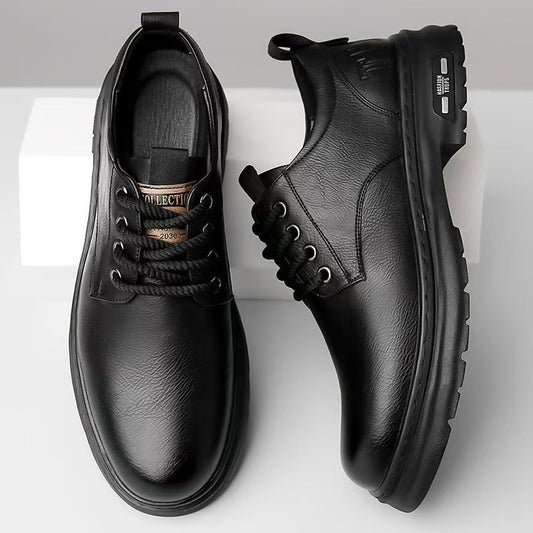 Men's Creative Autumn Retro Soft Bottom Leather Shoes