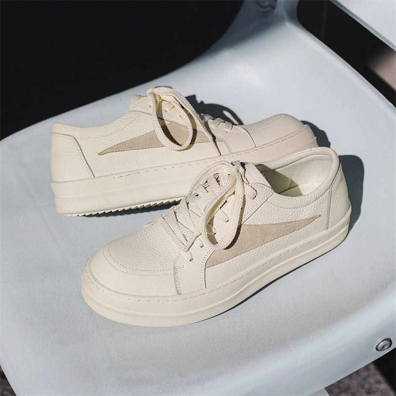 Men's First Layer Cowhide American High Street Sneakers