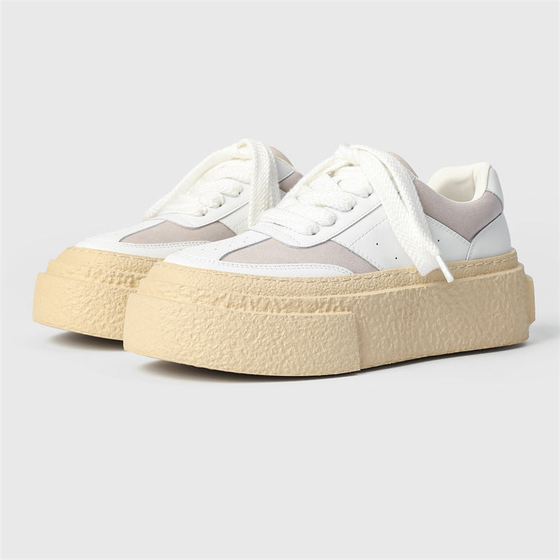 Men's Summer Breathable Thin Mesh Board Thick Sneakers