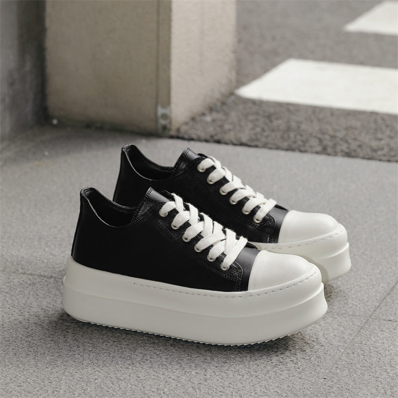 Thick Sole Height Increasing Board Easy Wear Men's Casual Shoes
