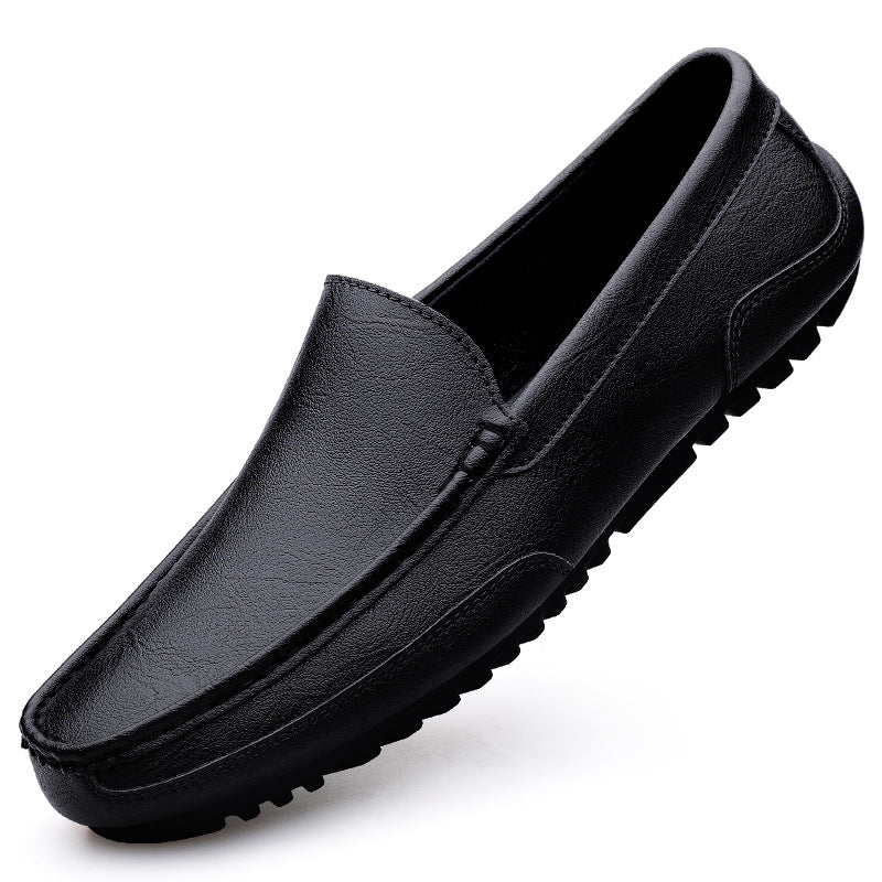 Men's Genuine Breathable Slip-on Korean Style Soft Loafers