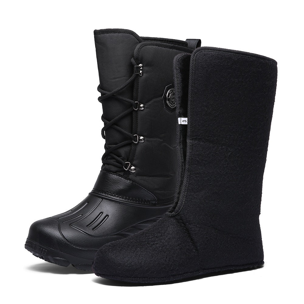 Men's Waterproof Fishing Quantity Discounts Cotton Winter Snow Boots