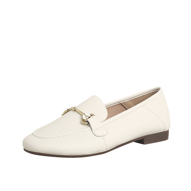 Women's Button Pumps Commuter Two-way Wear One Casual Shoes