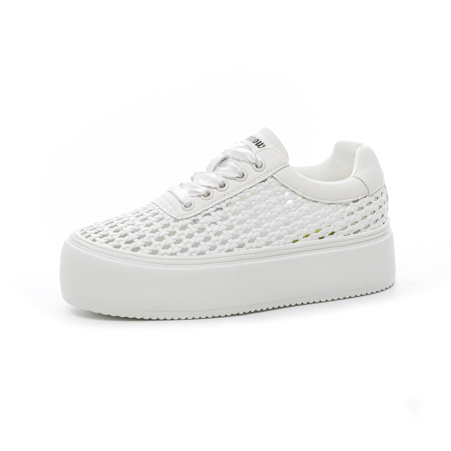 Women's For Summer Transparent Mesh Thick Sole Increased Casual Shoes