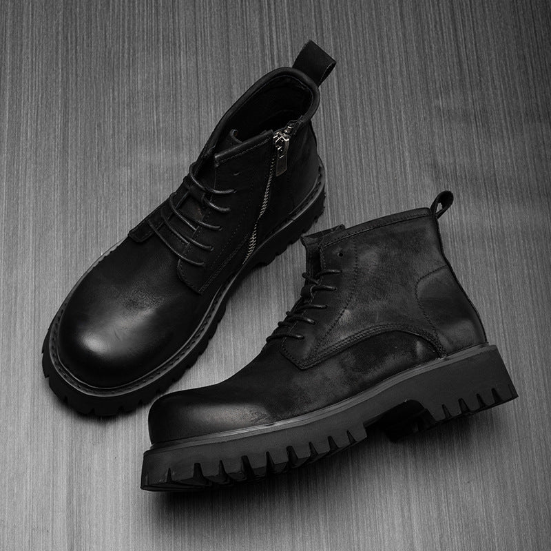 Men's Martin Veet Warm Thick Sole Increased Worker Boots