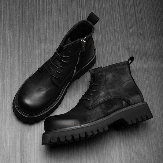 Men's Martin Veet Warm Thick Sole Increased Worker Boots
