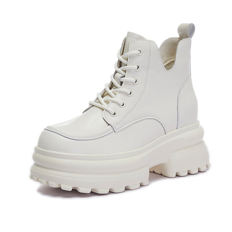 Women's Martin Small Short Thin Thick Bottom Boots