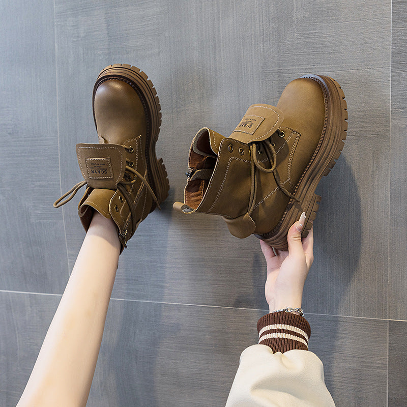 Women's Simple Versatile Booties Tourist Mountaineering Small Women's Casual Shoes
