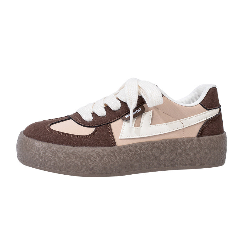 Women's & Men's Warrior Lightweight Retro Moral Training Round Platform Women's Casual Shoes