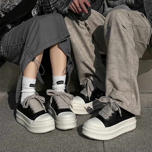 Men's Foundation American High Street Fashion Black Sneakers