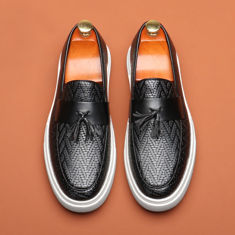 Men's British Style Slip-on Tassel Versatile Fashion Loafers