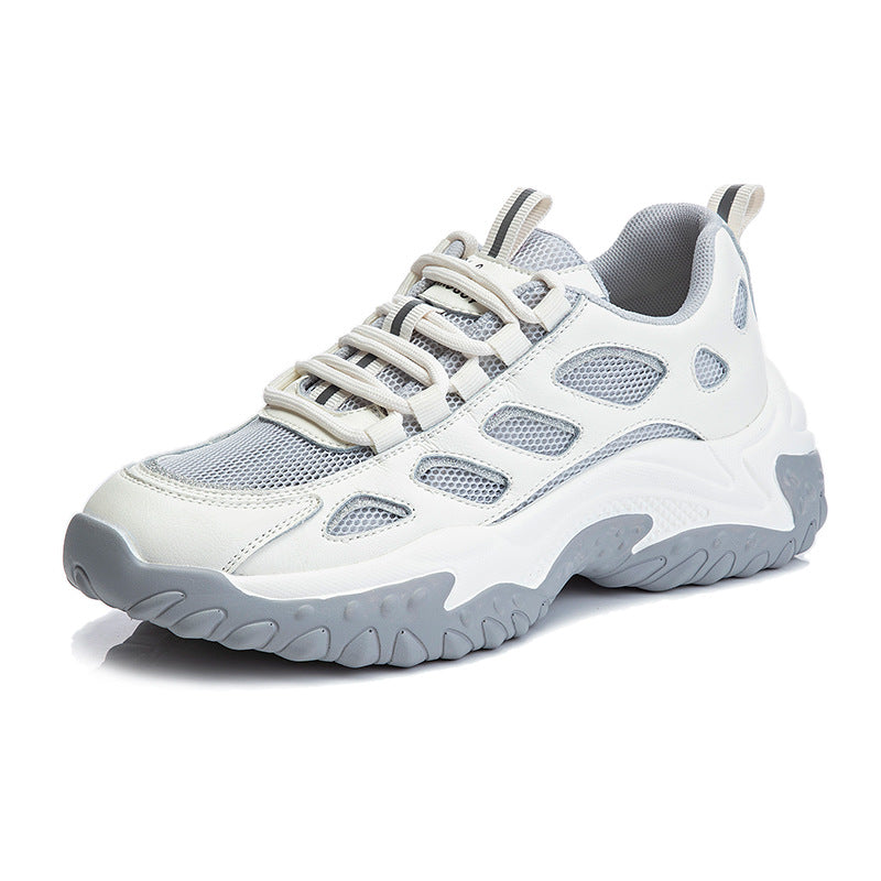 Women's Mesh Spring Sports Breathable Platform Running Casual Shoes