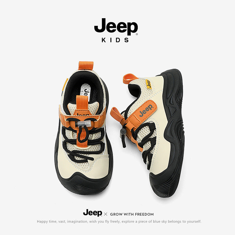 Children's Boys Mesh Surface Soft Bottom Spring Casual Shoes