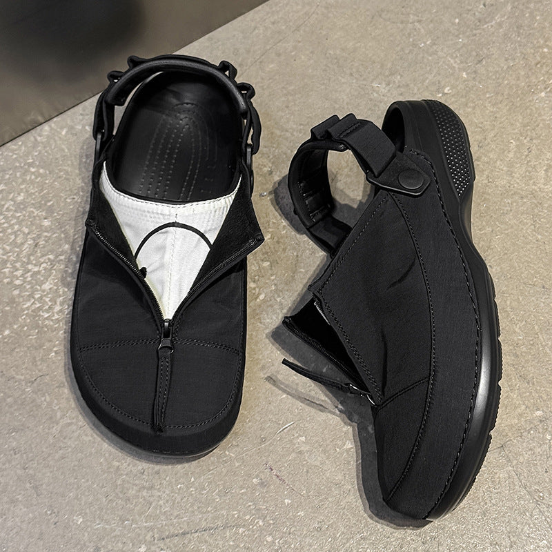 Women's & Men's Closed Toe Half Outdoor Trend Commuter Platform Sandals