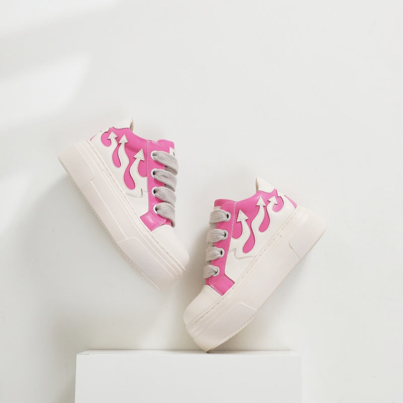 Women's Thick Shoelaces Special Multicolor Trendy Plus Casual Shoes