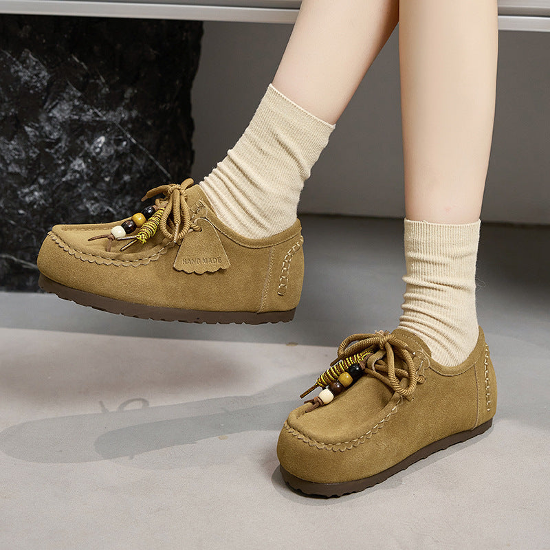Women's Height Increasing Insole All-inclusive Autumn Kangaroo Women's Casual Shoes