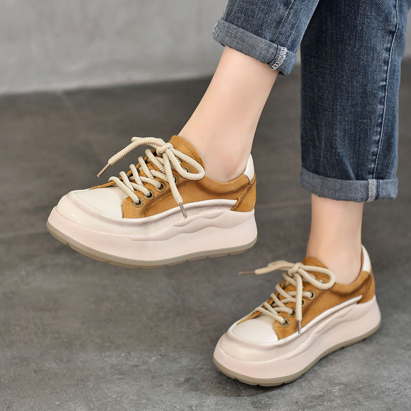 Women's Activity Price Top Layer Cowhide Light Casual Shoes