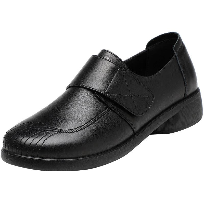 Women's Bottom Autumn Flat Magic Stick Elderly Women's Shoes