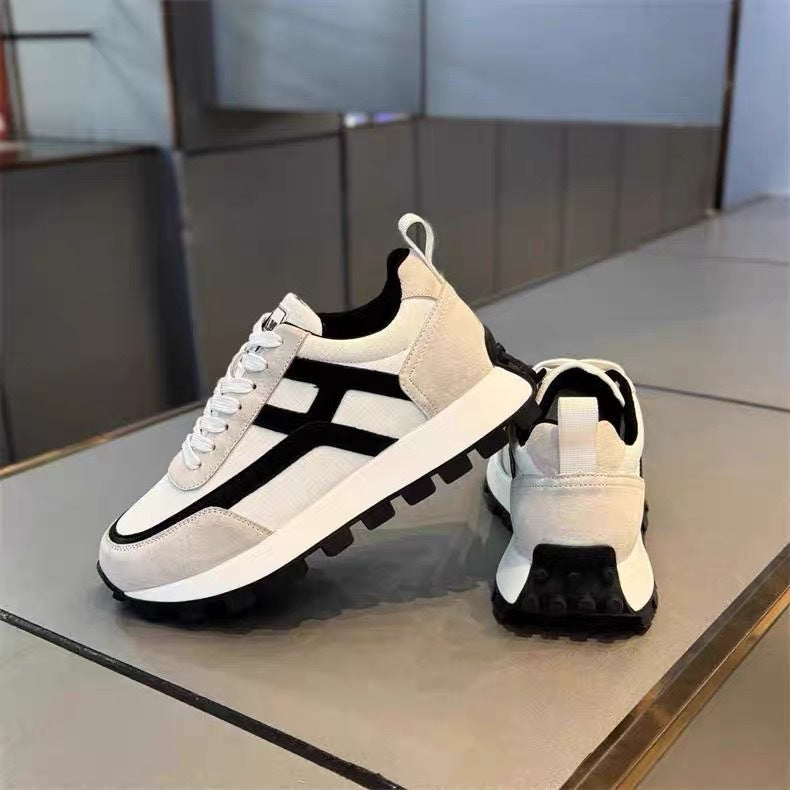 Men's Cloth Surface Breathable Solid Color Fashion Lightweight Men's Casual Shoes