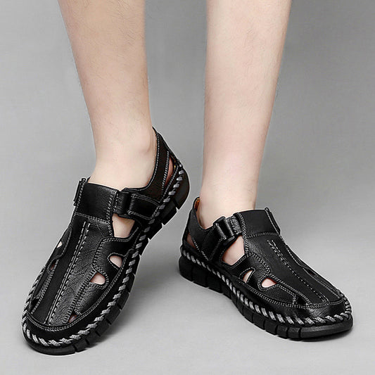 Men's Business Formal Wear Retro British Style Leather Shoes
