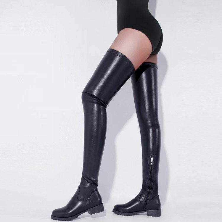 Plus Size Long Female Winter Over The Boots