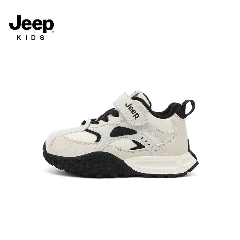 Children's Thin Cotton Fleece-lined Winter-proof Boys Kid's Sneakers