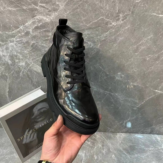 Men's Versatile European High Waist Handsome Trendy Sneakers