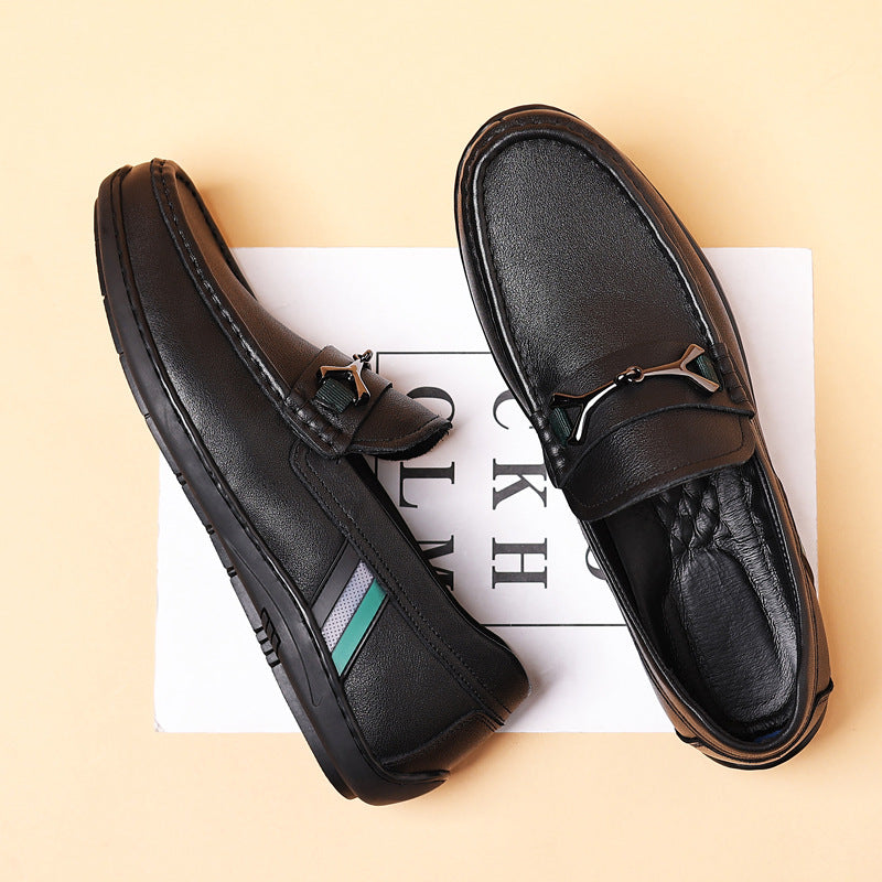 Men's First Layer Cowhide Genuine Fashion European Loafers