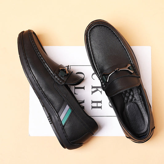 Men's First Layer Cowhide Genuine Fashion European Loafers