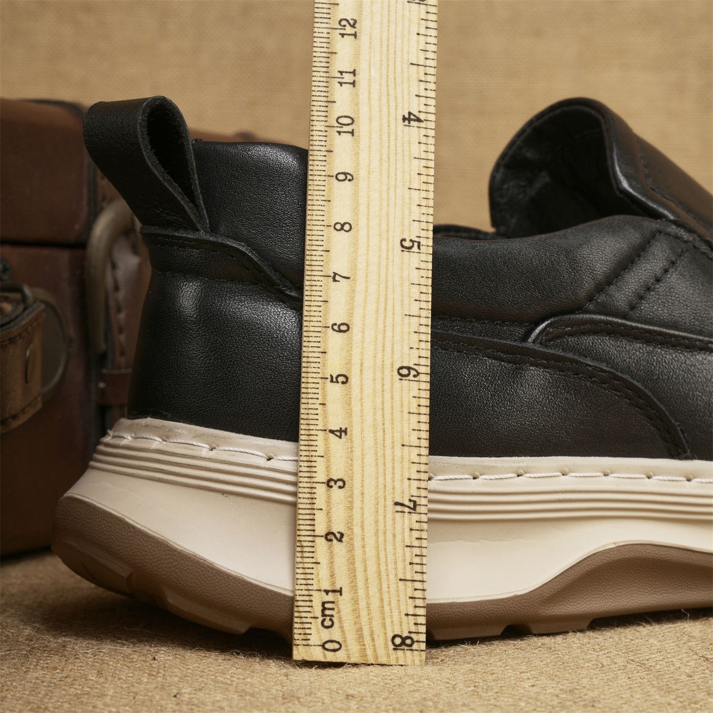 Men's Convenient Slip-on Retro British Style Business Leather Shoes