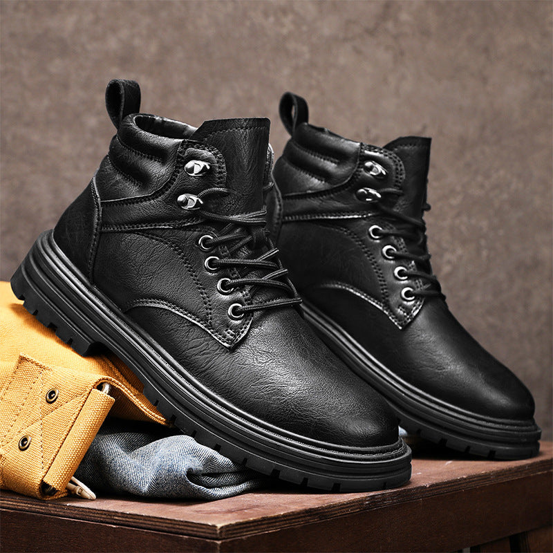 Men's Martin High Top British Style Short Boots