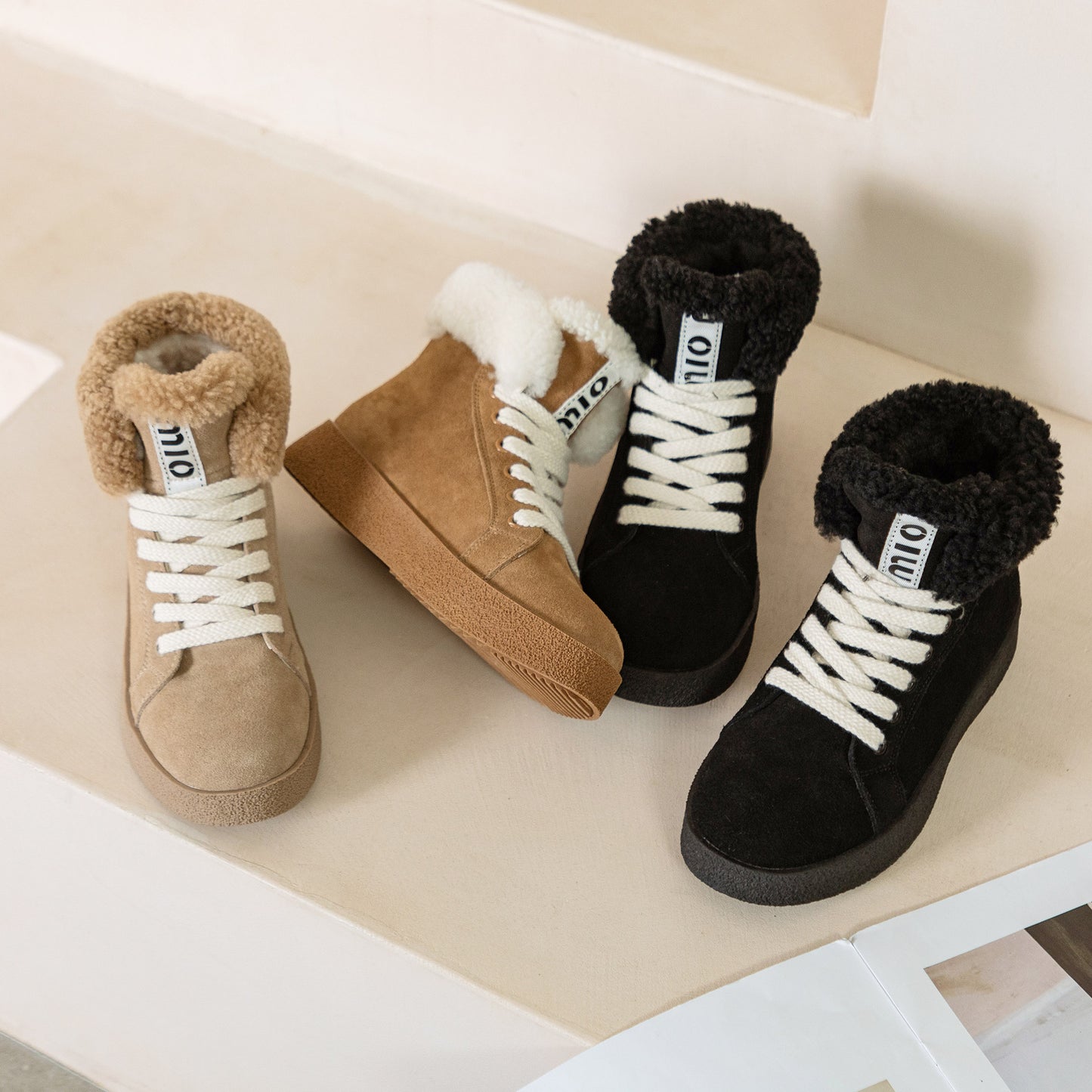 Women's Fleece Lining Thickened Northeast China Warm Snow Boots