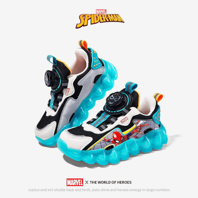 Children's Marvel Boys Summer Rotating Button Basketball Kid's Sneakers