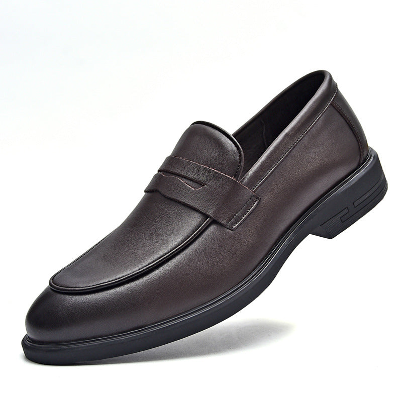 Men's Entry Lux Genuine Cattlehide Surface Soft Leather Shoes