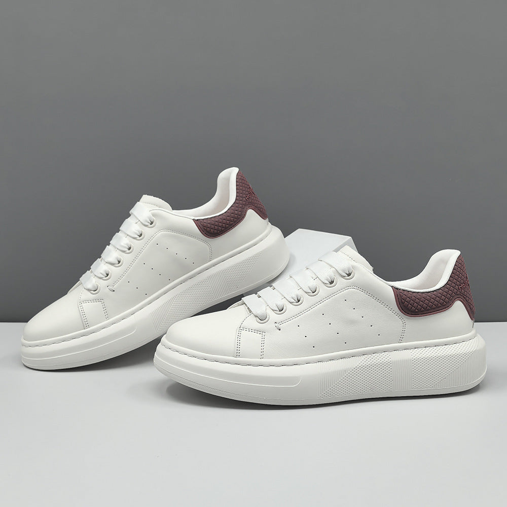 Men's First Layer Board Fashionable White Versatile Sneakers