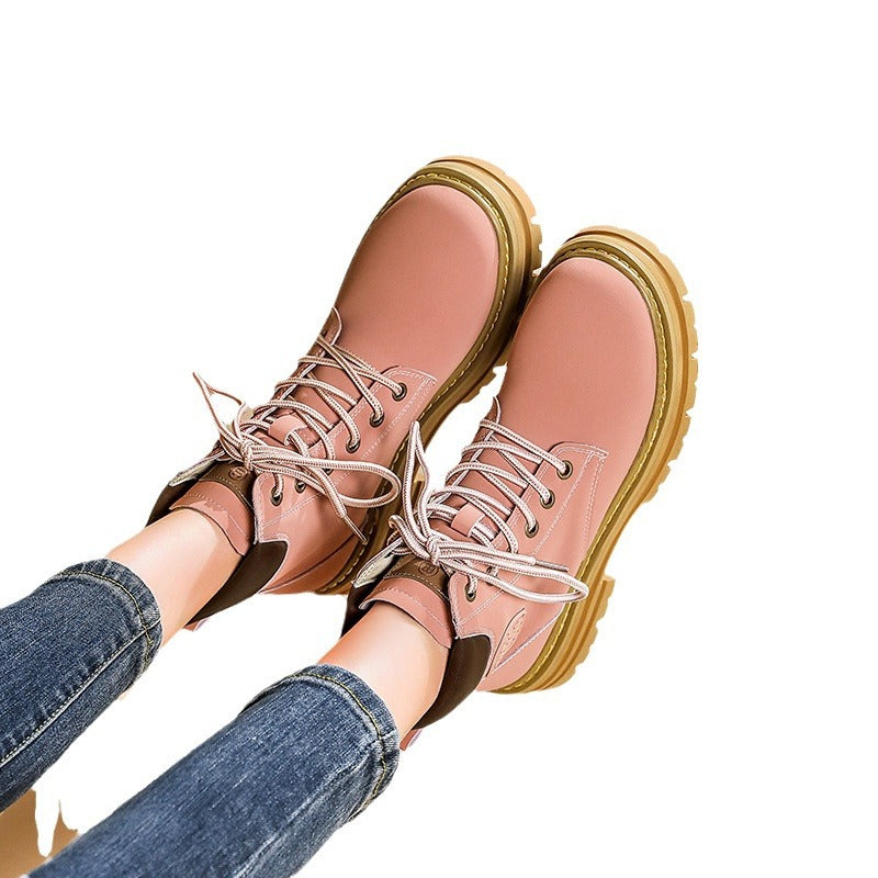 Women's Martin Bumblebee Ankle Thick Bottom Retro Women's Shoes